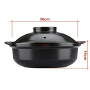 Flame High Temperature Resistant Dry Pot Ceramic Pot Pan Health Pot Pan